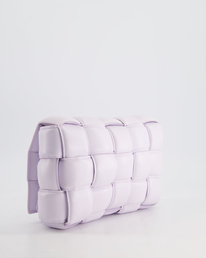 *HOT & FIRE PRICE* Top Quality Bottega Veneta Pale Lilac Padded Cassette Bag with Gold Hardware RRP £2,780