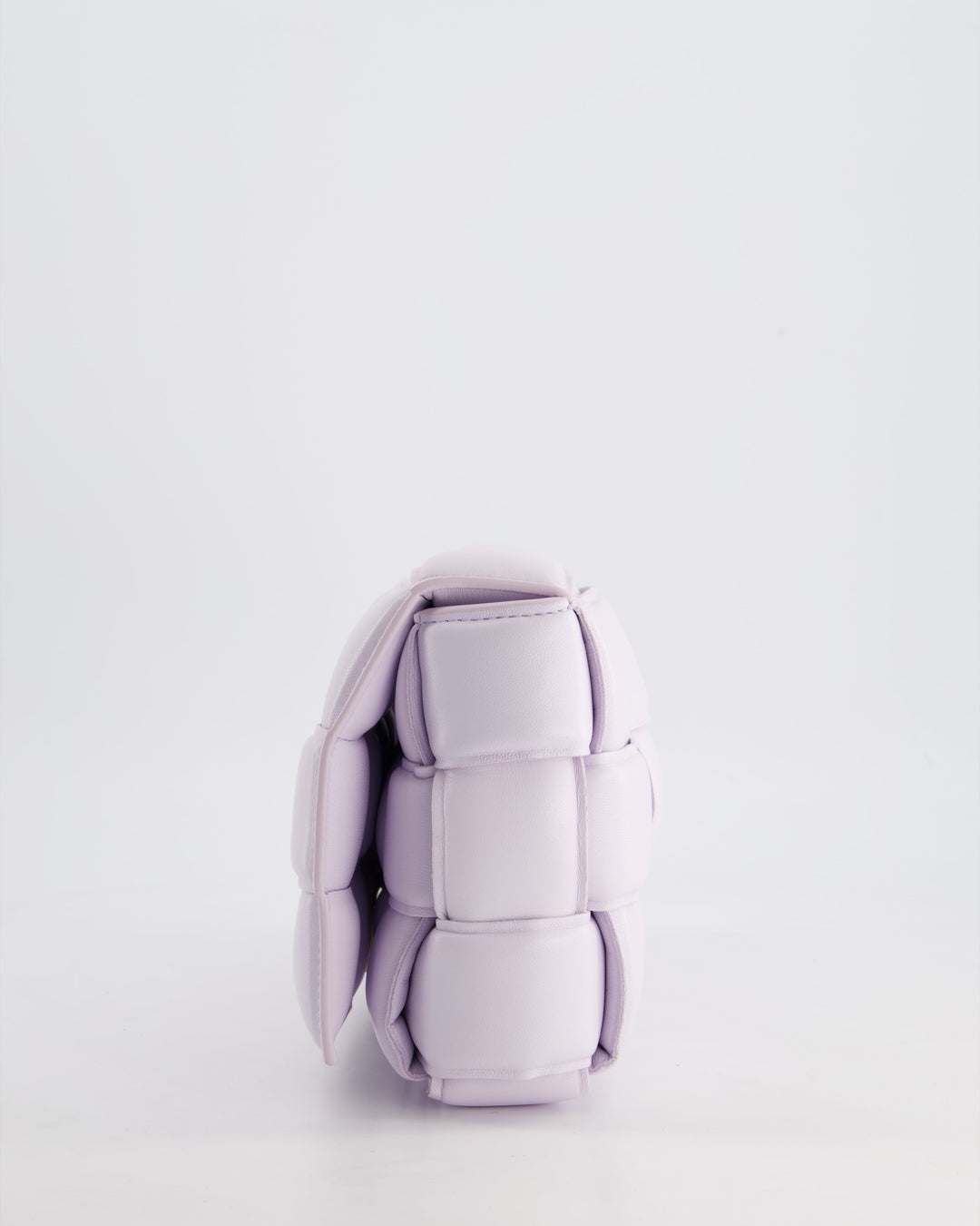 *HOT & FIRE PRICE* Top Quality Bottega Veneta Pale Lilac Padded Cassette Bag with Gold Hardware RRP £2,780