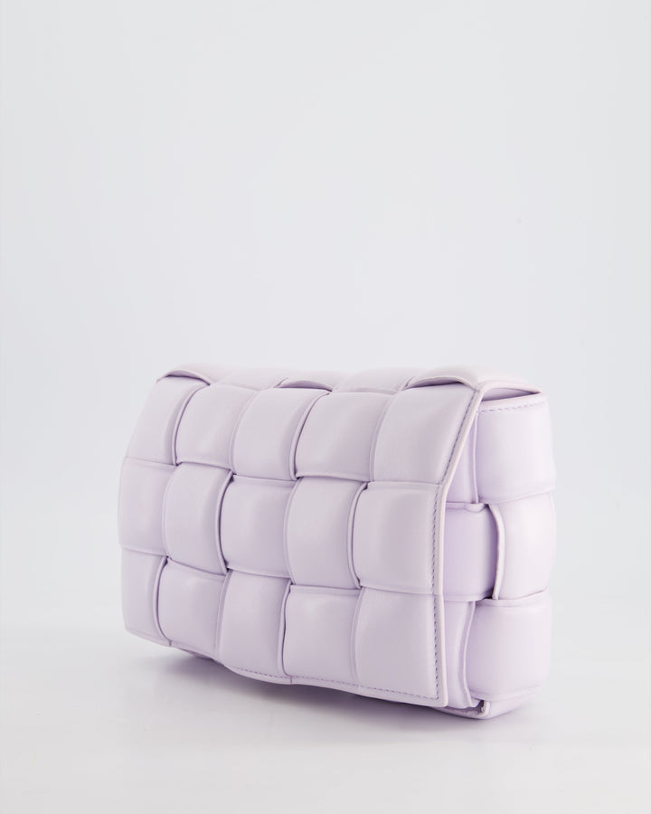 *HOT & FIRE PRICE* Top Quality Bottega Veneta Pale Lilac Padded Cassette Bag with Gold Hardware RRP £2,780