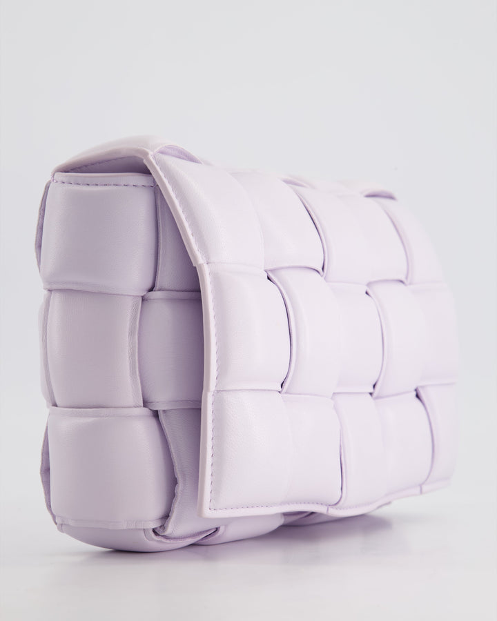 *HOT & FIRE PRICE* Top Quality Bottega Veneta Pale Lilac Padded Cassette Bag with Gold Hardware RRP £2,780