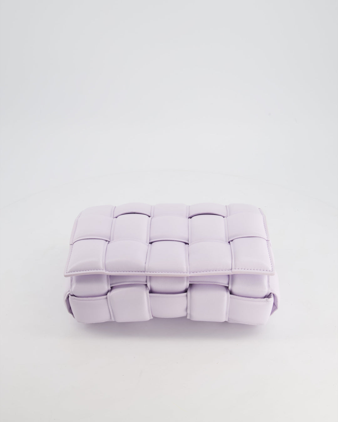 *HOT & FIRE PRICE* Top Quality Bottega Veneta Pale Lilac Padded Cassette Bag with Gold Hardware RRP £2,780