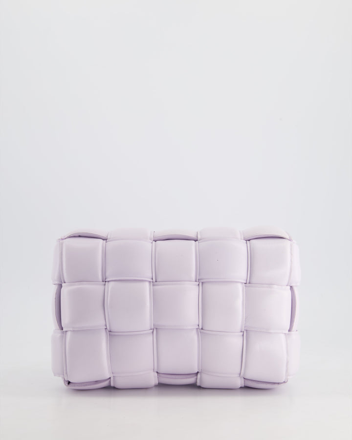 *HOT & FIRE PRICE* Top Quality Bottega Veneta Pale Lilac Padded Cassette Bag with Gold Hardware RRP £2,780