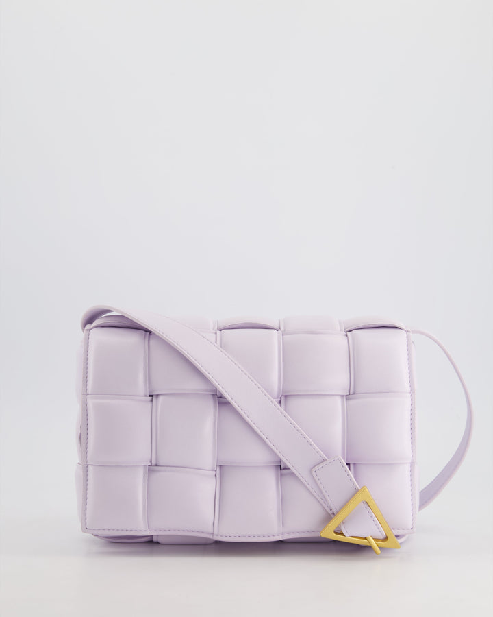 *HOT & FIRE PRICE* Bottega veneta Pale Lilac Padded Cassette Bag with Gold Hardware RRP £2,780