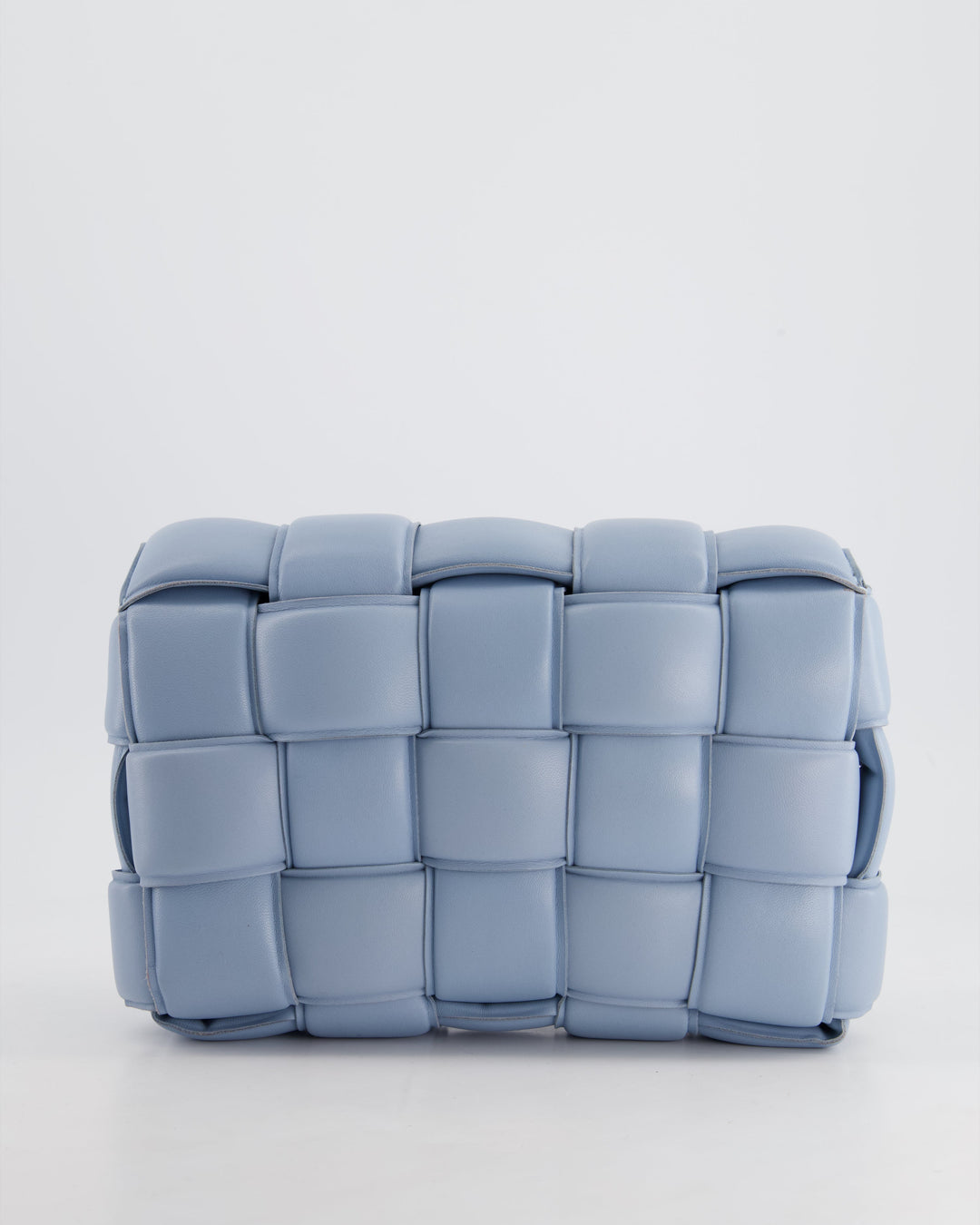 *HOT COLOUR & FIRE PRICE* Bottega veneta Sky Blue Padded Cassette Bag with Gold Hardware RRP £2,780