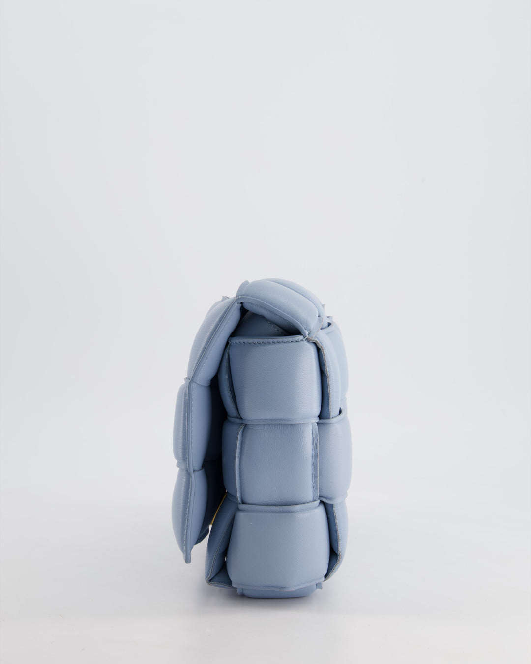 *HOT COLOUR & FIRE PRICE* Bottega veneta Sky Blue Padded Cassette Bag with Gold Hardware RRP £2,780