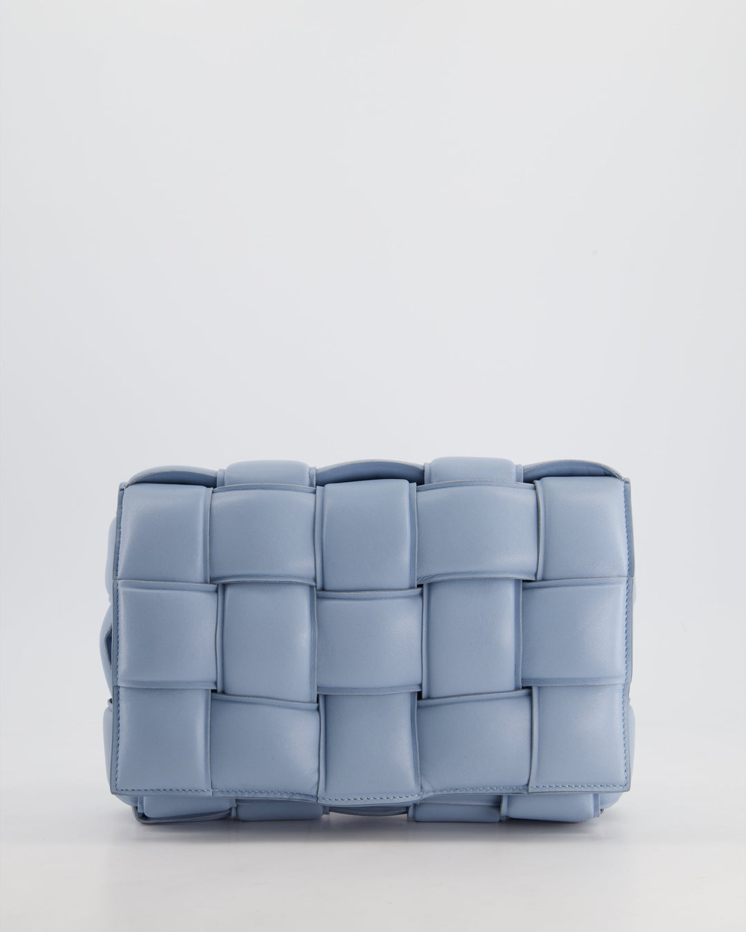 *HOT COLOUR & FIRE PRICE* Bottega veneta Sky Blue Padded Cassette Bag with Gold Hardware RRP £2,780
