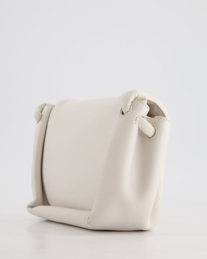*FIRE PRICE* Top Quality Bottega Veneta White Small Beak Envelope Crossbody Bag