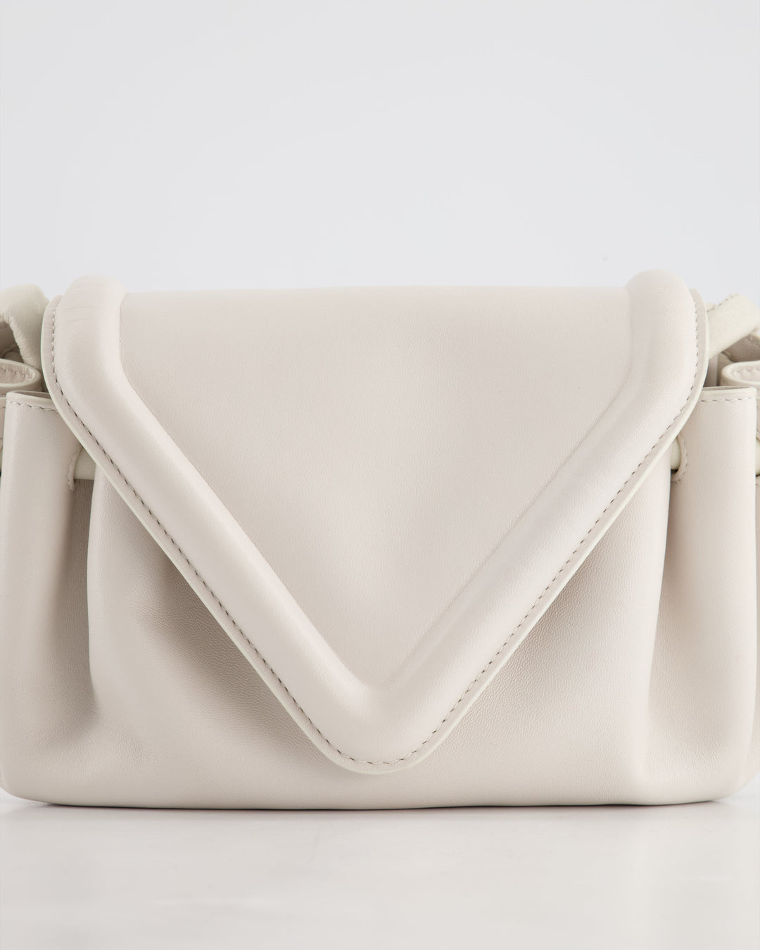 *FIRE PRICE* Top Quality Bottega Veneta White Small Beak Envelope Crossbody Bag