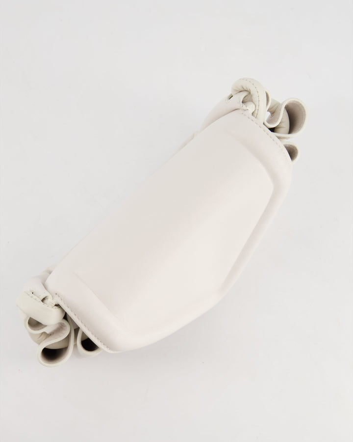 *FIRE PRICE* Top Quality Bottega Veneta White Small Beak Envelope Crossbody Bag