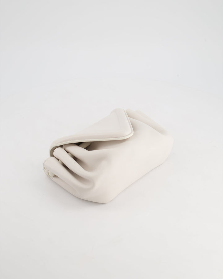 *FIRE PRICE* Top Quality Bottega Veneta White Small Beak Envelope Crossbody Bag