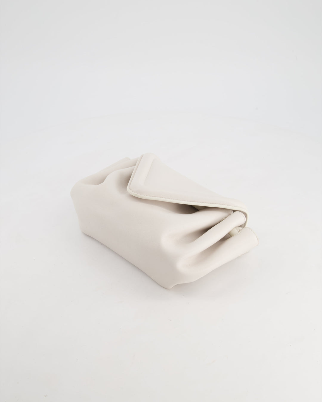 *FIRE PRICE* Top Quality Bottega Veneta White Small Beak Envelope Crossbody Bag