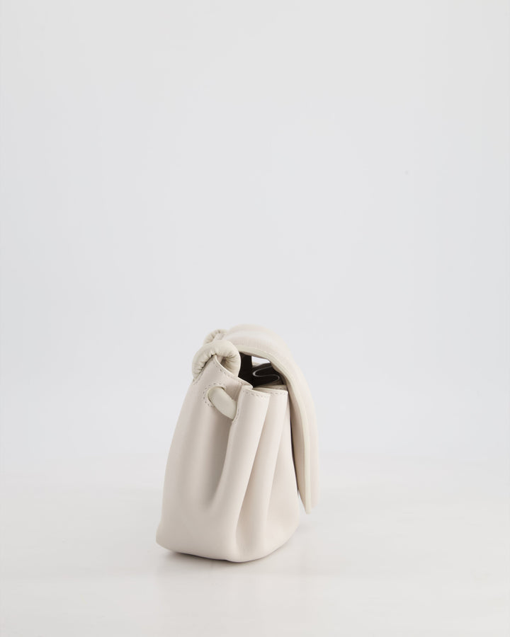 *FIRE PRICE* Top Quality Bottega Veneta White Small Beak Envelope Crossbody Bag