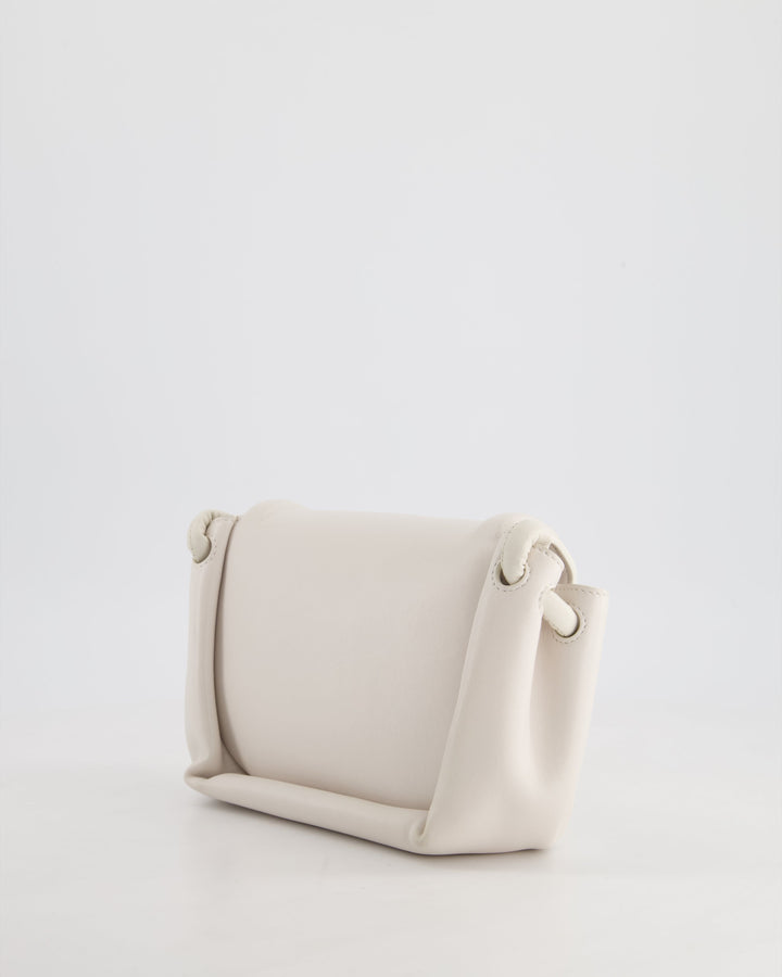 *FIRE PRICE* Top Quality Bottega Veneta White Small Beak Envelope Crossbody Bag