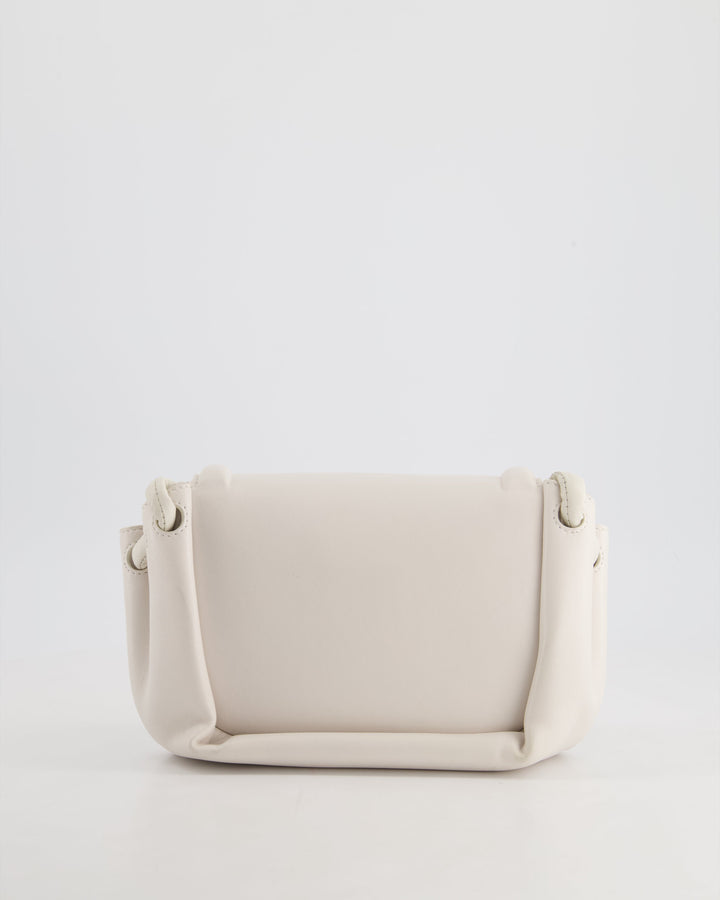 *FIRE PRICE* Top Quality Bottega Veneta White Small Beak Envelope Crossbody Bag