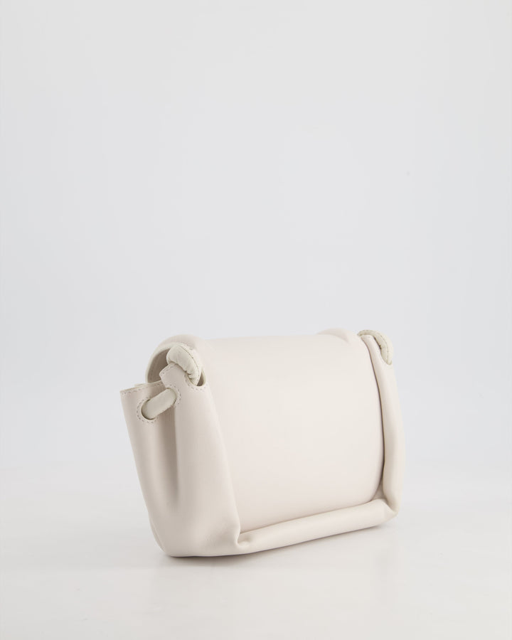 *FIRE PRICE* Top Quality Bottega Veneta White Small Beak Envelope Crossbody Bag