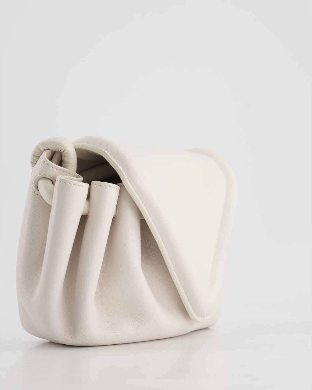 *FIRE PRICE* Top Quality Bottega Veneta White Small Beak Envelope Crossbody Bag