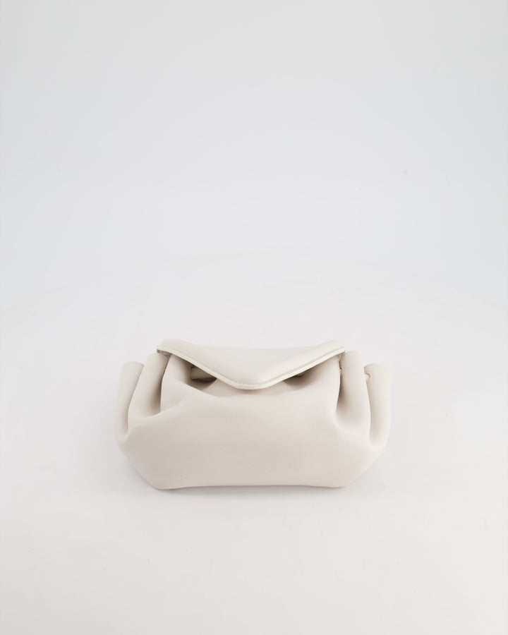 *FIRE PRICE* Bottega veneta White Small Beak Envelope Crossbody Bag