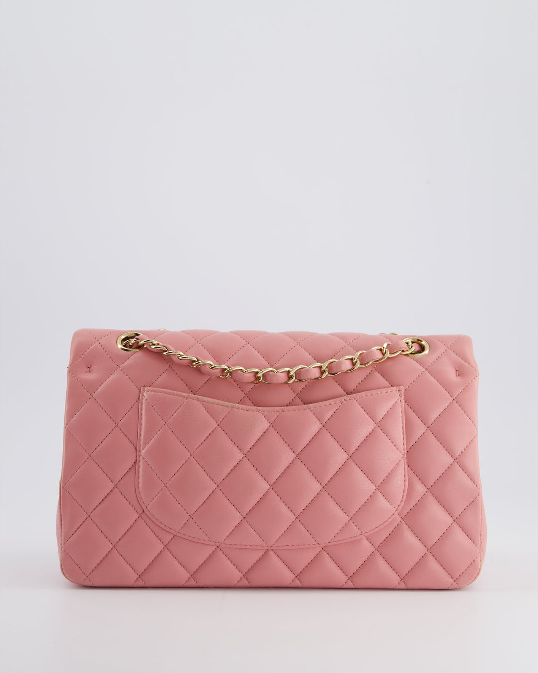Top Quality Chanel Pink Medium Double Flap Bag in Lambskin Leather with Gold Hardware RRP ¬£8,850