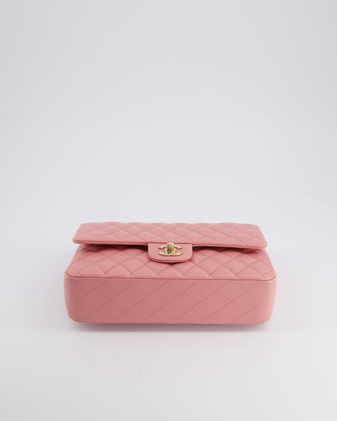 Top Quality Chanel Pink Medium Double Flap Bag in Lambskin Leather with Gold Hardware RRP ¬£8,850