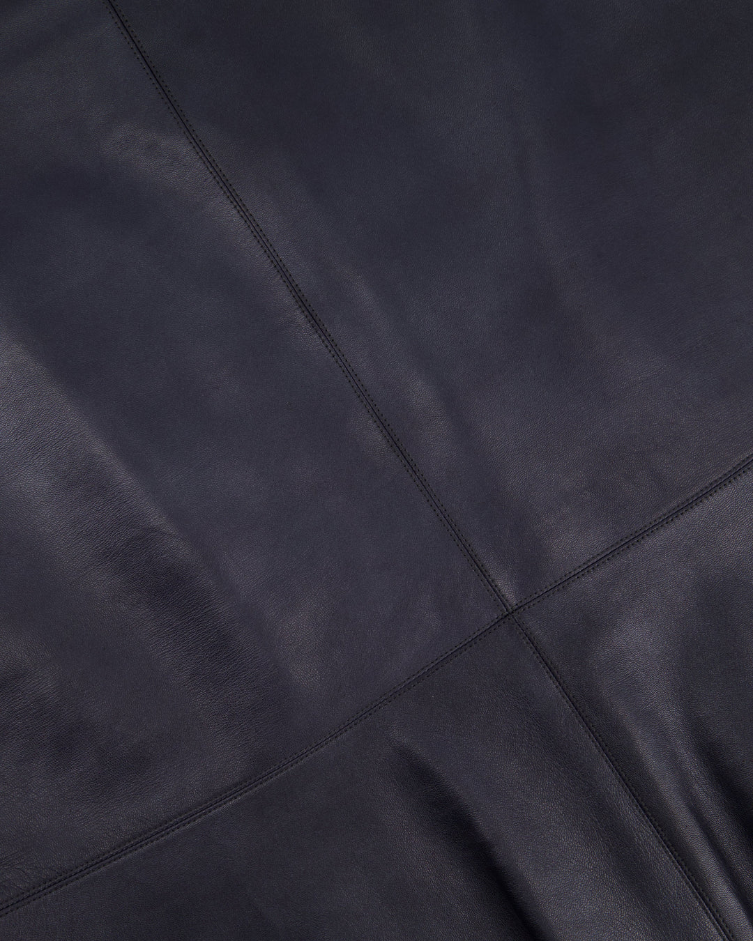 Top Quality Chanel Navy Lambskin Leather Skirt with Small Top Quality Chanel Plaque Detail Size FR 40 (UK 12)
