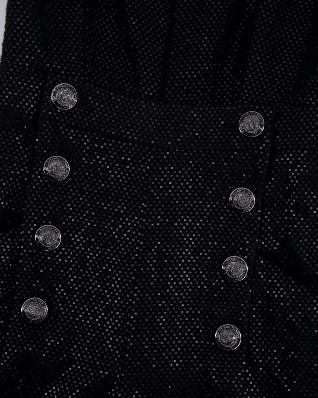Top Quality Chanel Black Long Sleeve Embellished Jacket with Matching Jumpsuit Set Size FR 34 (UK 6)