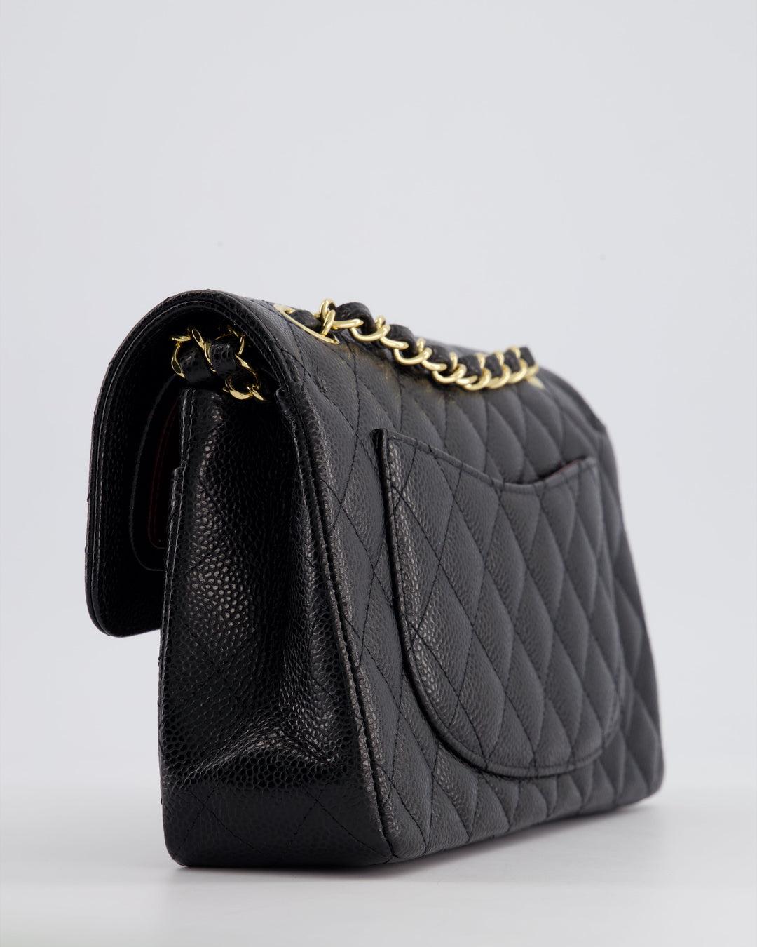 Top Quality Chanel Black Small Classic Double Flap Bag in Caviar Leather with Gold Hardware