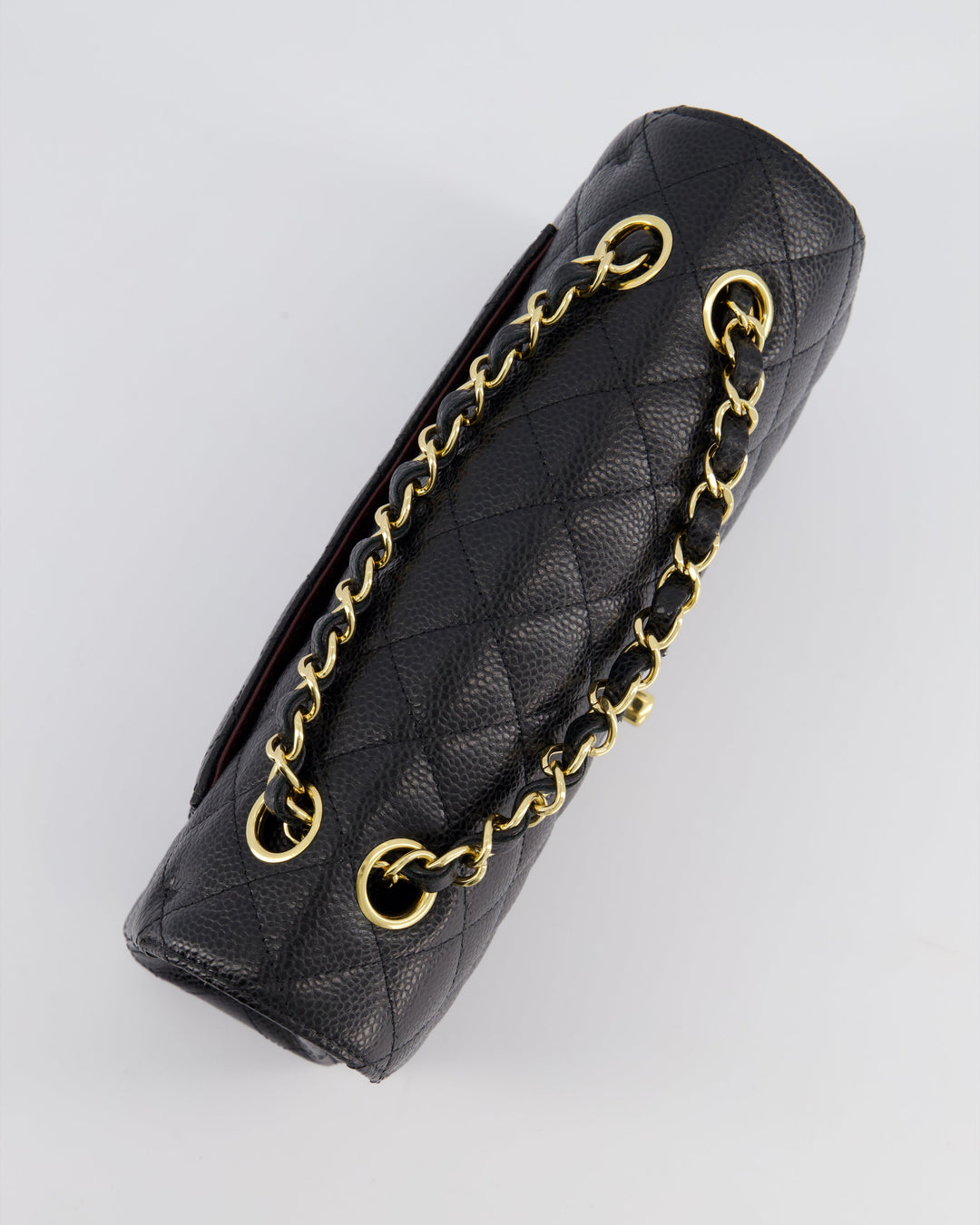 Top Quality Chanel Black Small Classic Double Flap Bag in Caviar Leather with Gold Hardware