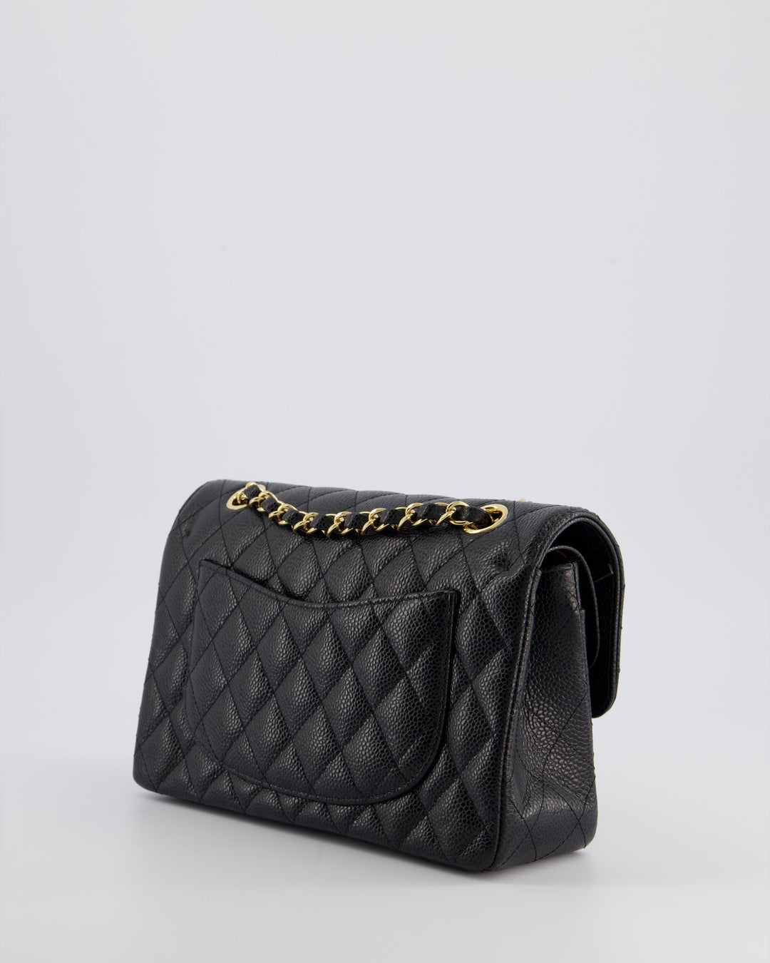 Top Quality Chanel Black Small Classic Double Flap Bag in Caviar Leather with Gold Hardware