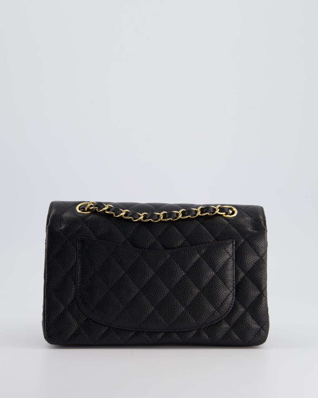Top Quality Chanel Black Small Classic Double Flap Bag in Caviar Leather with Gold Hardware