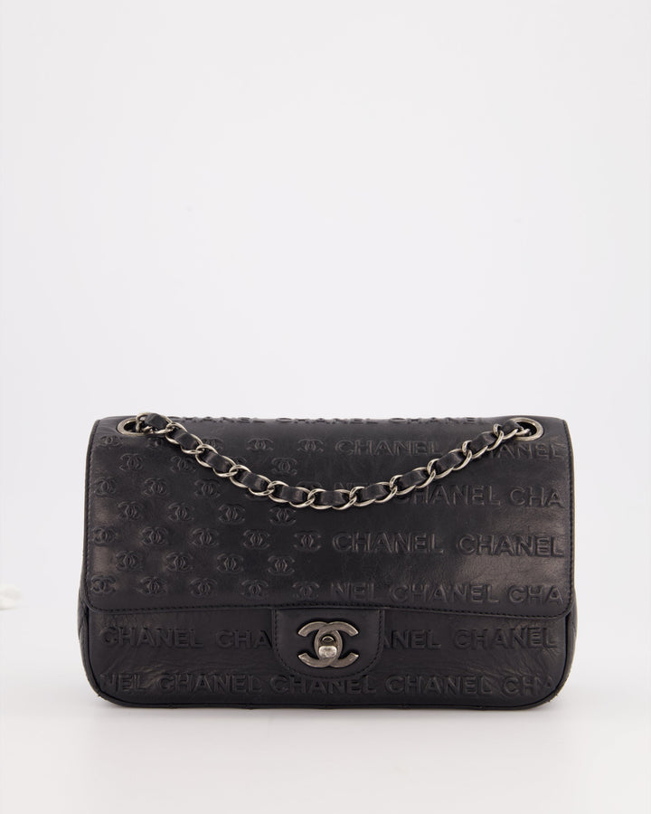 *RARE* Top Quality Chanel 2014 Paris Dallas Single Flap Embossed Quilted CC Bag with Ruthenium Hardware
