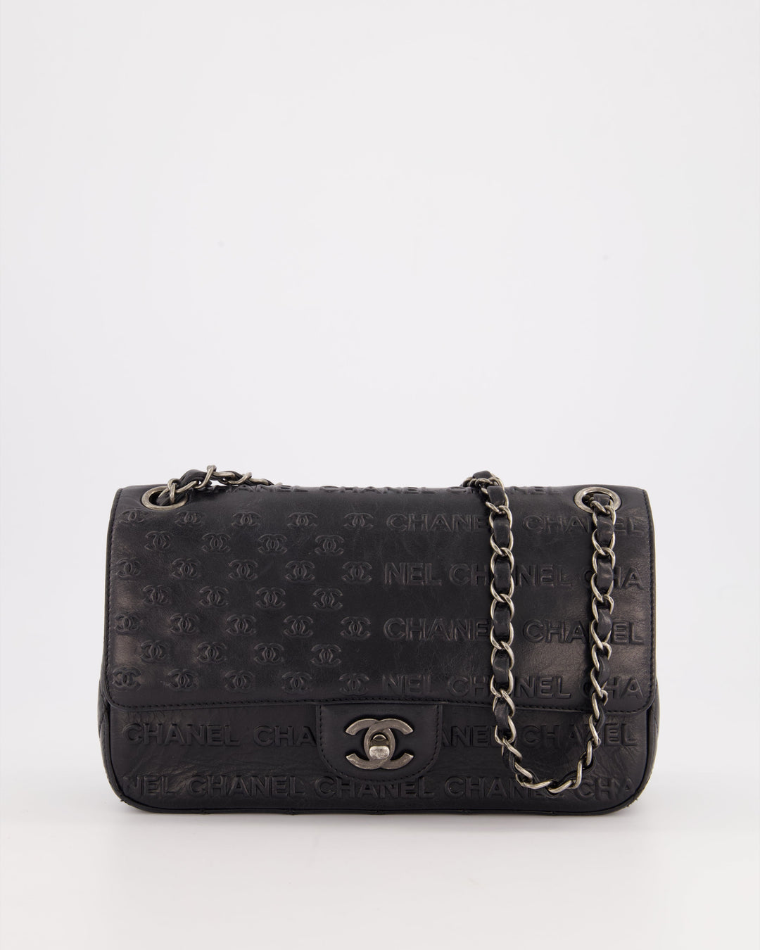 *RARE* Top Quality Chanel 2014 Paris Dallas Single Flap Embossed Quilted CC Bag with Ruthenium Hardware