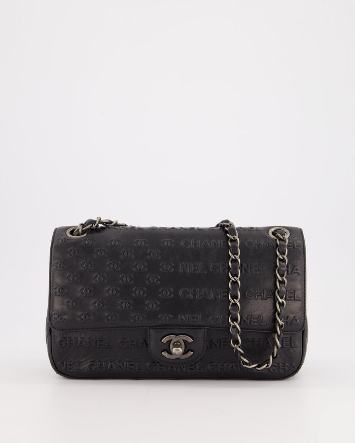 *RARE* Top Quality Chanel 2014 Paris Dallas Single Flap Embossed Quilted CC Bag with Ruthenium Hardware