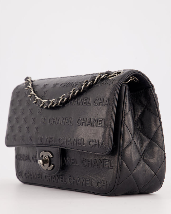 *RARE* Top Quality Chanel 2014 Paris Dallas Single Flap Embossed Quilted CC Bag with Ruthenium Hardware