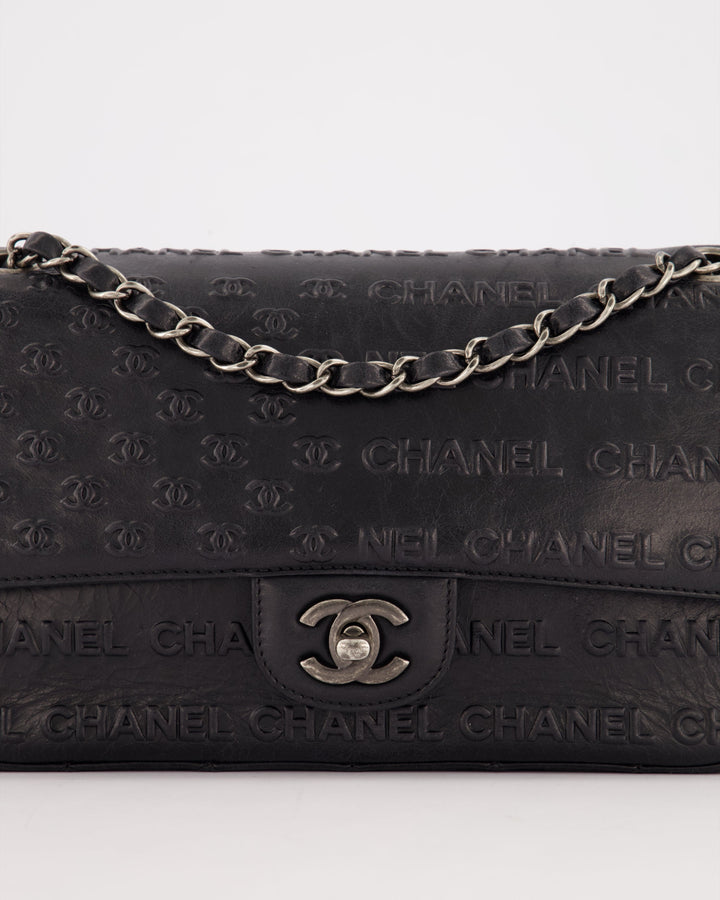 *RARE* Top Quality Chanel 2014 Paris Dallas Single Flap Embossed Quilted CC Bag with Ruthenium Hardware