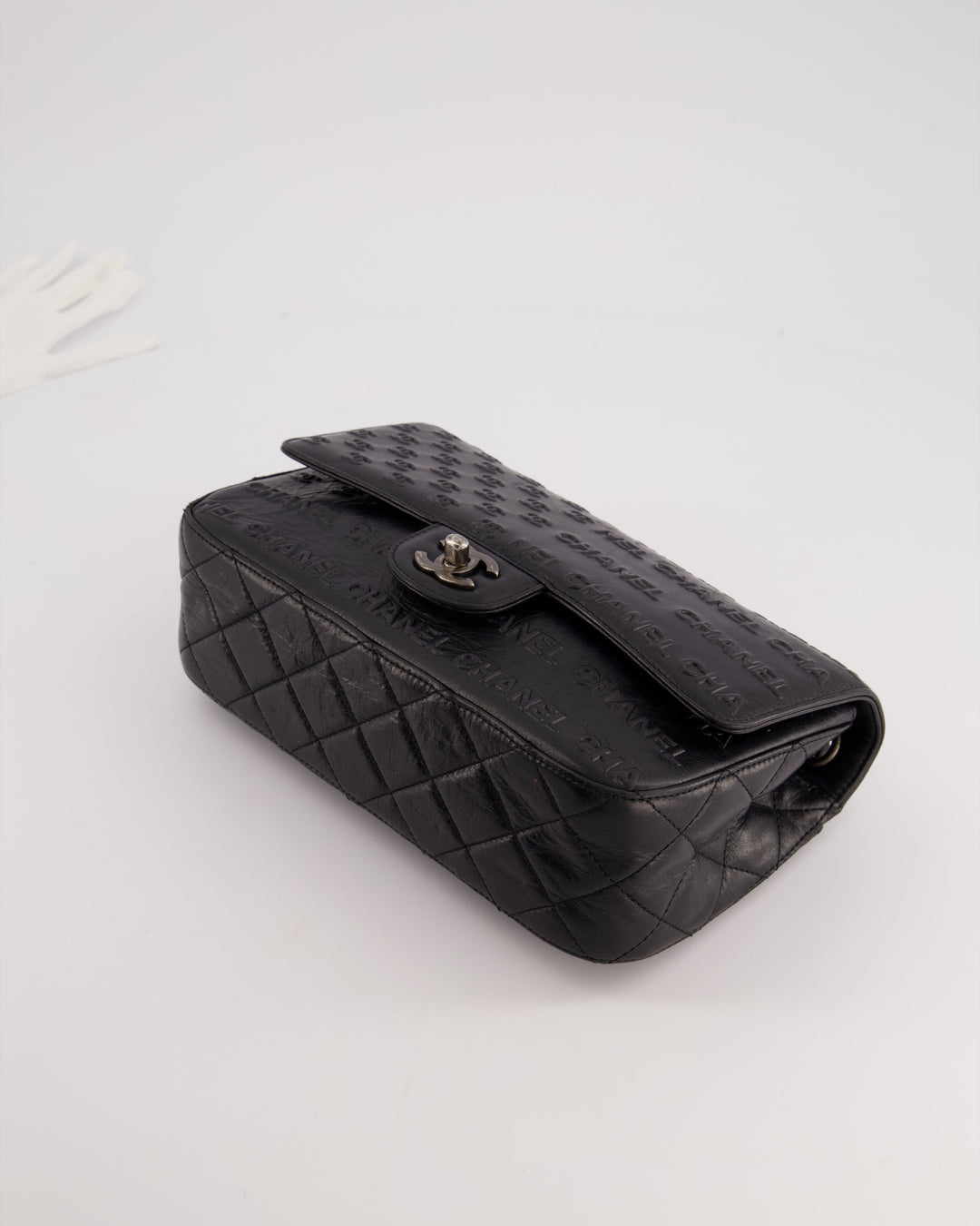 *RARE* Top Quality Chanel 2014 Paris Dallas Single Flap Embossed Quilted CC Bag with Ruthenium Hardware