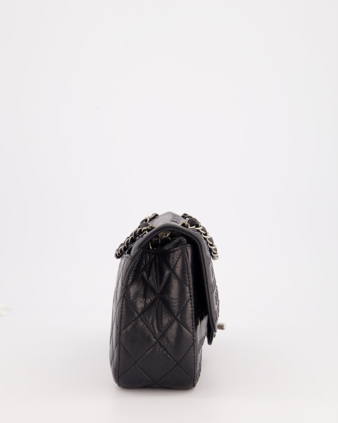 *RARE* Top Quality Chanel 2014 Paris Dallas Single Flap Embossed Quilted CC Bag with Ruthenium Hardware