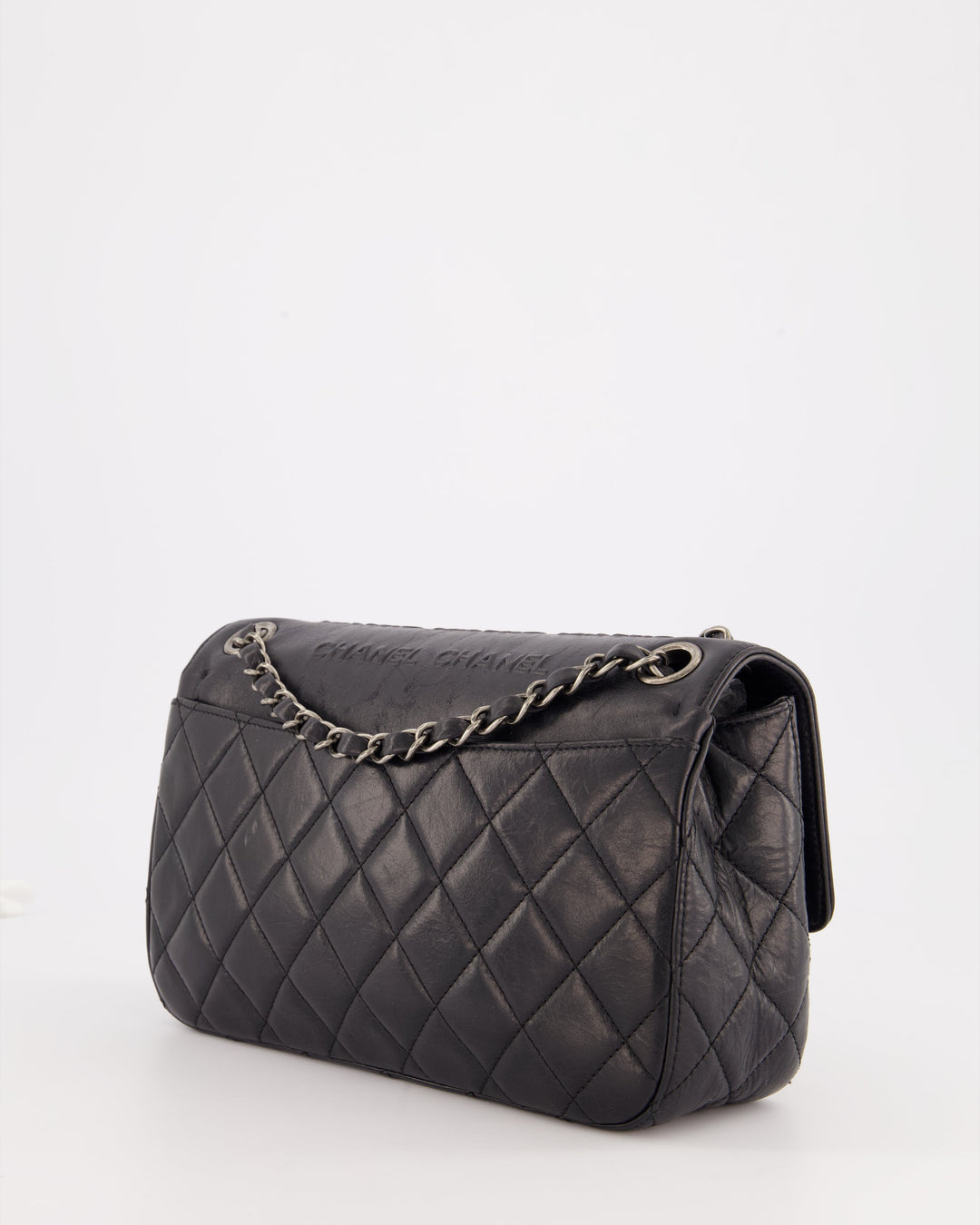 *RARE* Top Quality Chanel 2014 Paris Dallas Single Flap Embossed Quilted CC Bag with Ruthenium Hardware
