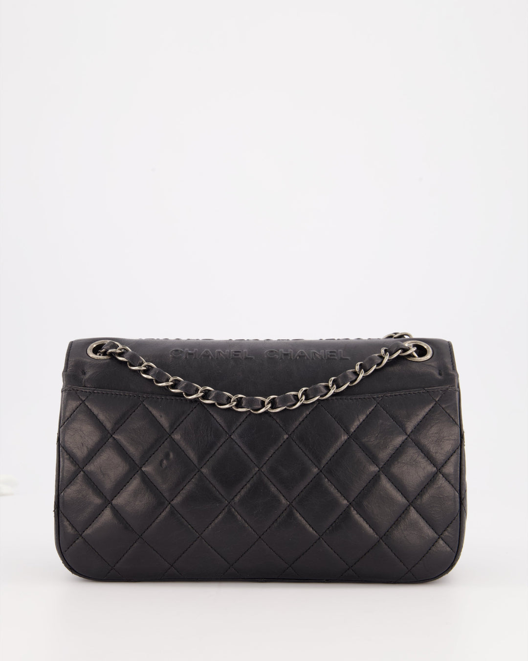 *RARE* Top Quality Chanel 2014 Paris Dallas Single Flap Embossed Quilted CC Bag with Ruthenium Hardware