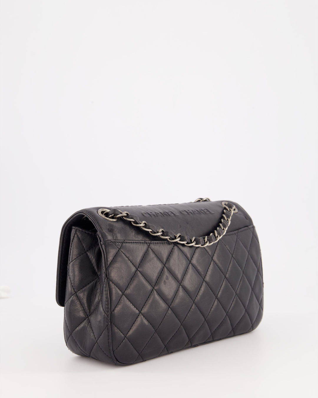 *RARE* Top Quality Chanel 2014 Paris Dallas Single Flap Embossed Quilted CC Bag with Ruthenium Hardware