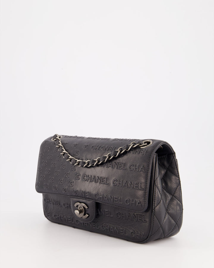 *RARE* Top Quality Chanel 2014 Paris Dallas Single Flap Embossed Quilted CC Bag with Ruthenium Hardware