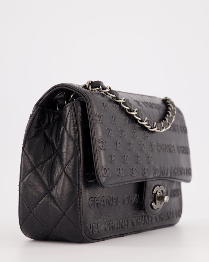 *RARE* Top Quality Chanel 2014 Paris Dallas Single Flap Embossed Quilted CC Bag with Ruthenium Hardware