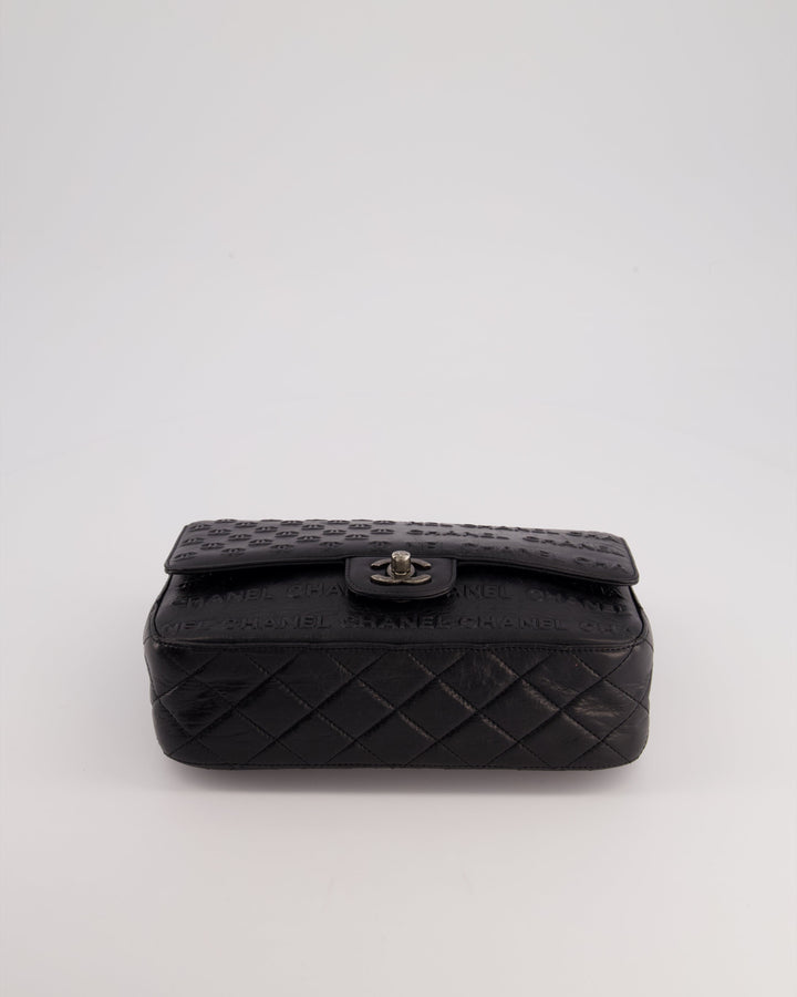 *RARE* Top Quality Chanel 2014 Paris Dallas Single Flap Embossed Quilted CC Bag with Ruthenium Hardware