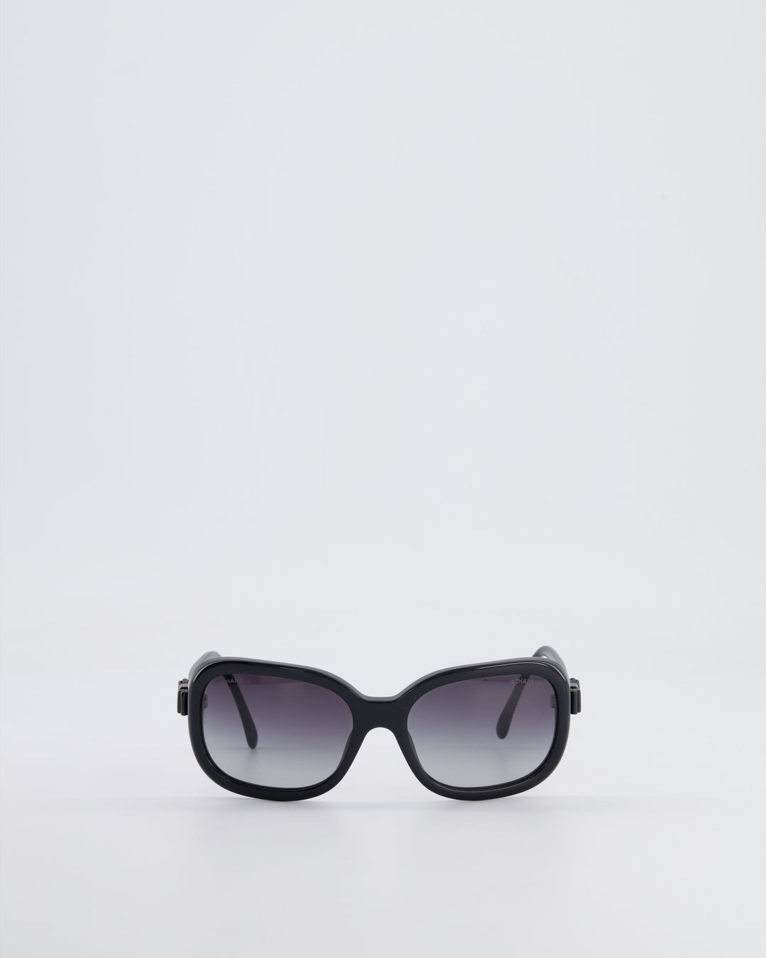 Top Quality Chanel Black 5280 Sunglasses Ombr√© Frame and CC Logo Bow Details