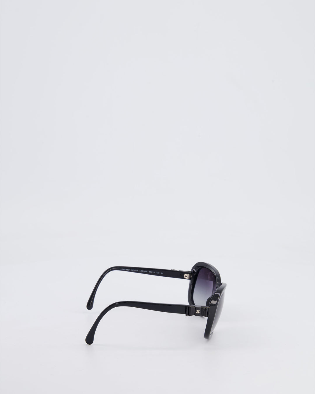 Top Quality Chanel Black 5280 Sunglasses Ombr√© Frame and CC Logo Bow Details