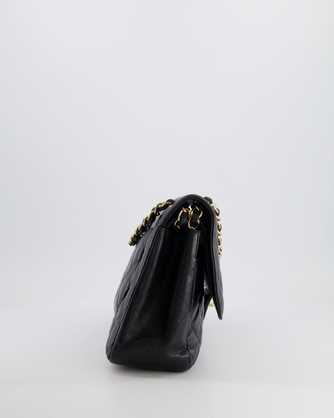 Top Quality Chanel Black Jumbo Classic Double Flap Bag in Caviar Leather with Gold Hardware RRP ¬£9,540