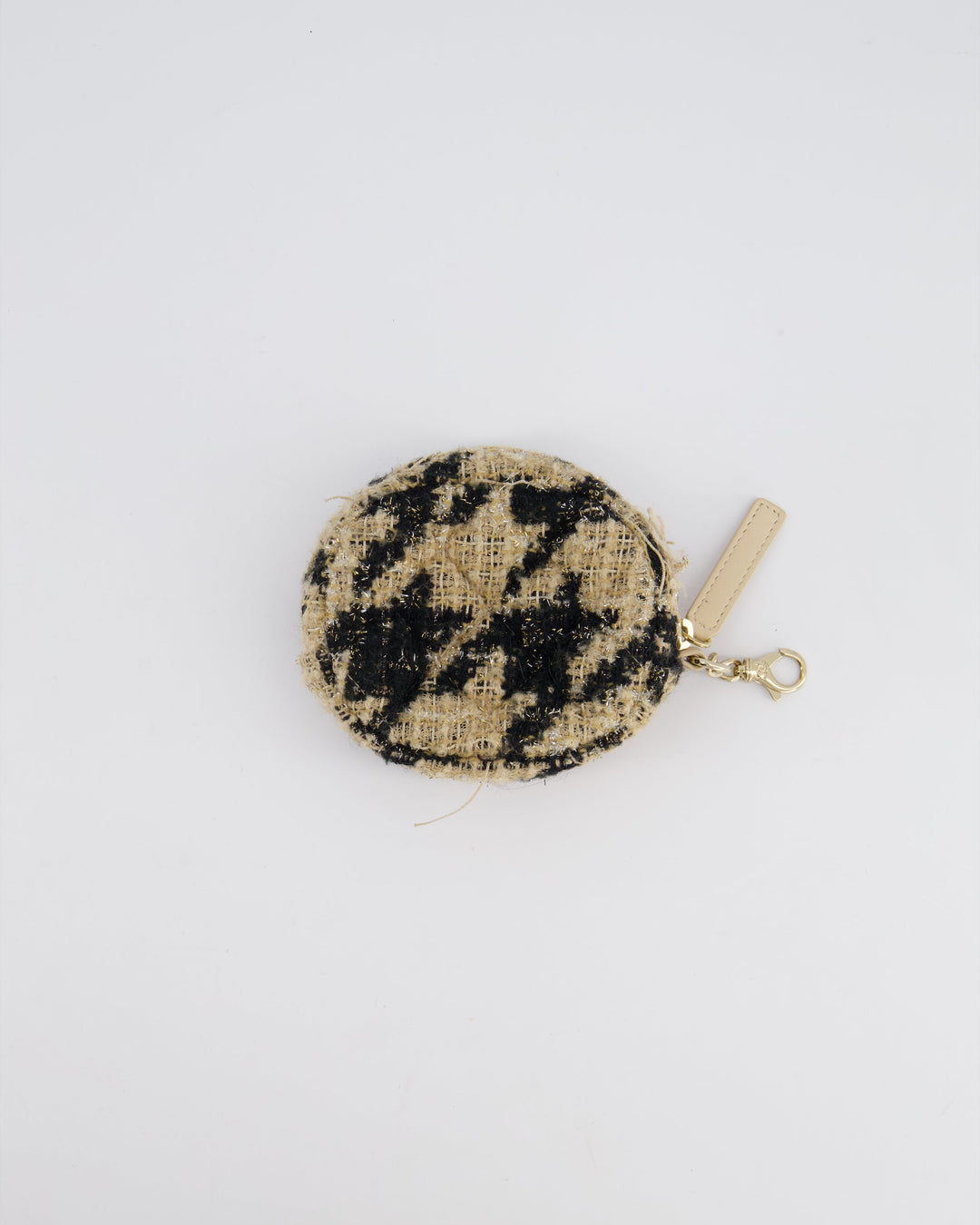 Top Quality Chanel 19/K Beige Lambskin Belt Bag with Tweed Pouch and Champagne Gold Hardware
