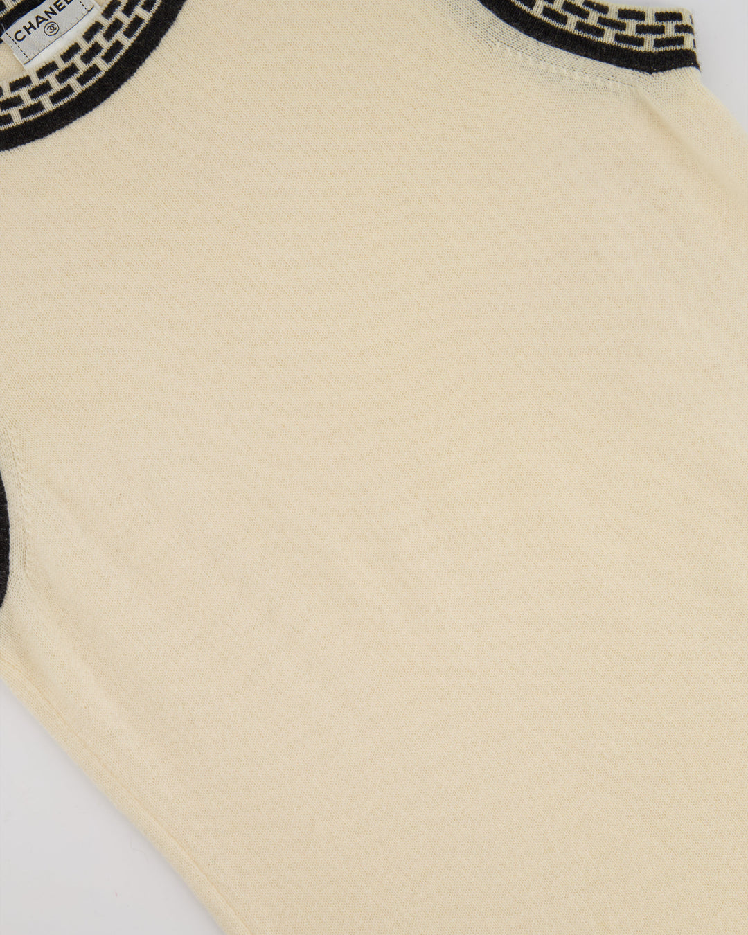 Top Quality Chanel 04A Cashmere Midi Dress and Longline igan Set With Grey Trim Detail FR 36 (UK 8)