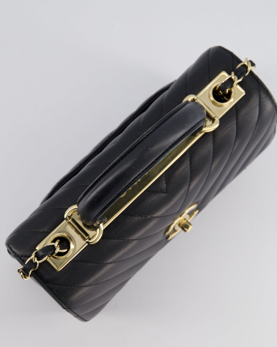 Top Quality Chanel Trendy Black CC Flap Bag in Quilted Lambskin Leather with Gold Hardware
