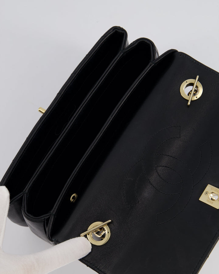 Top Quality Chanel Trendy Black CC Flap Bag in Quilted Lambskin Leather with Gold Hardware