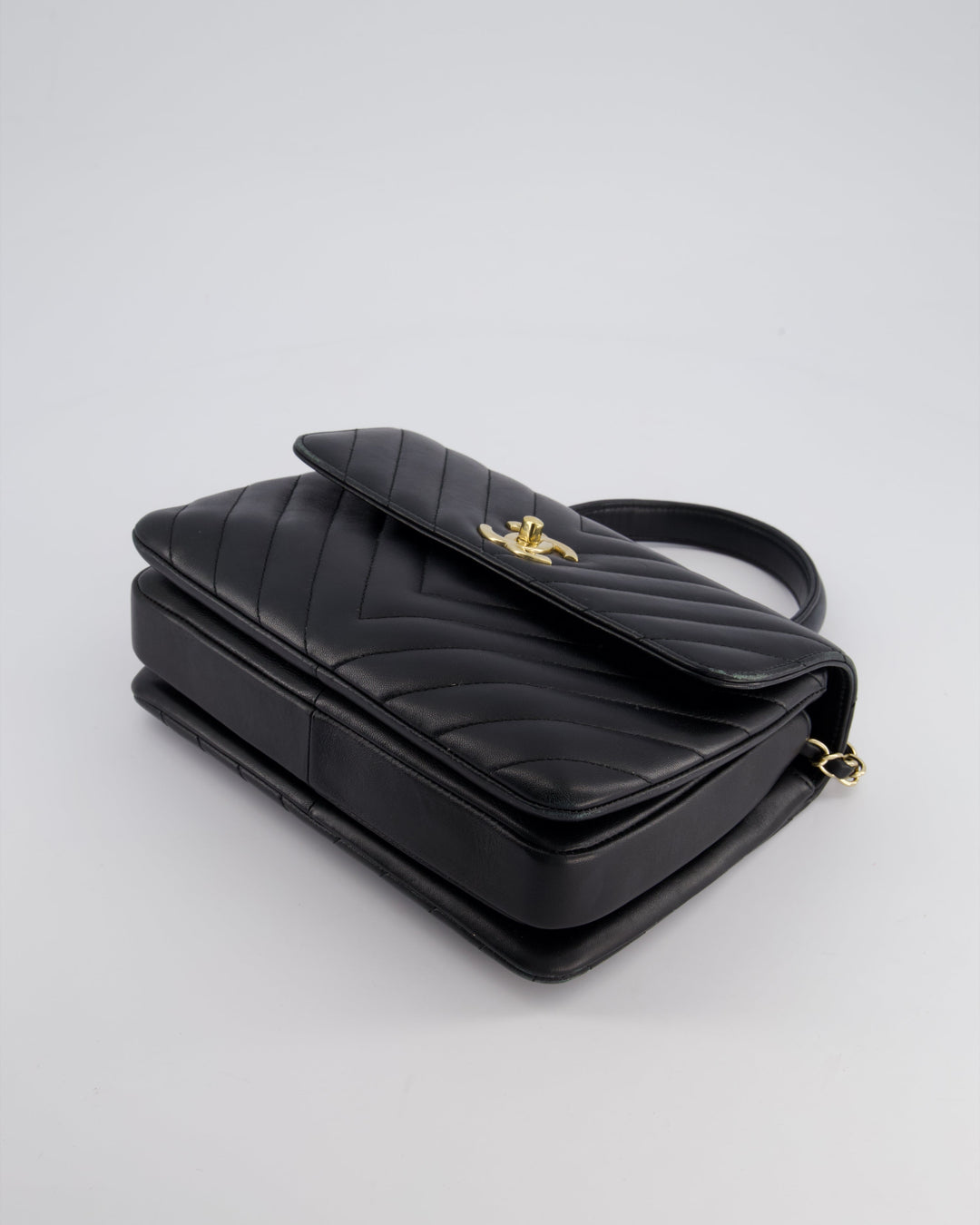 Top Quality Chanel Trendy Black CC Flap Bag in Quilted Lambskin Leather with Gold Hardware